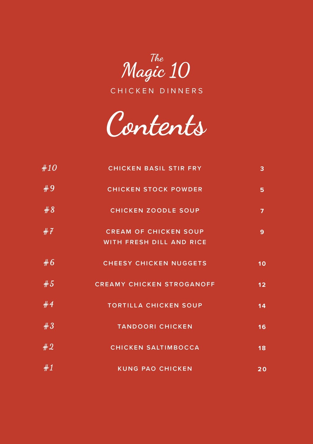 The Magic Ten Chicken Dinners