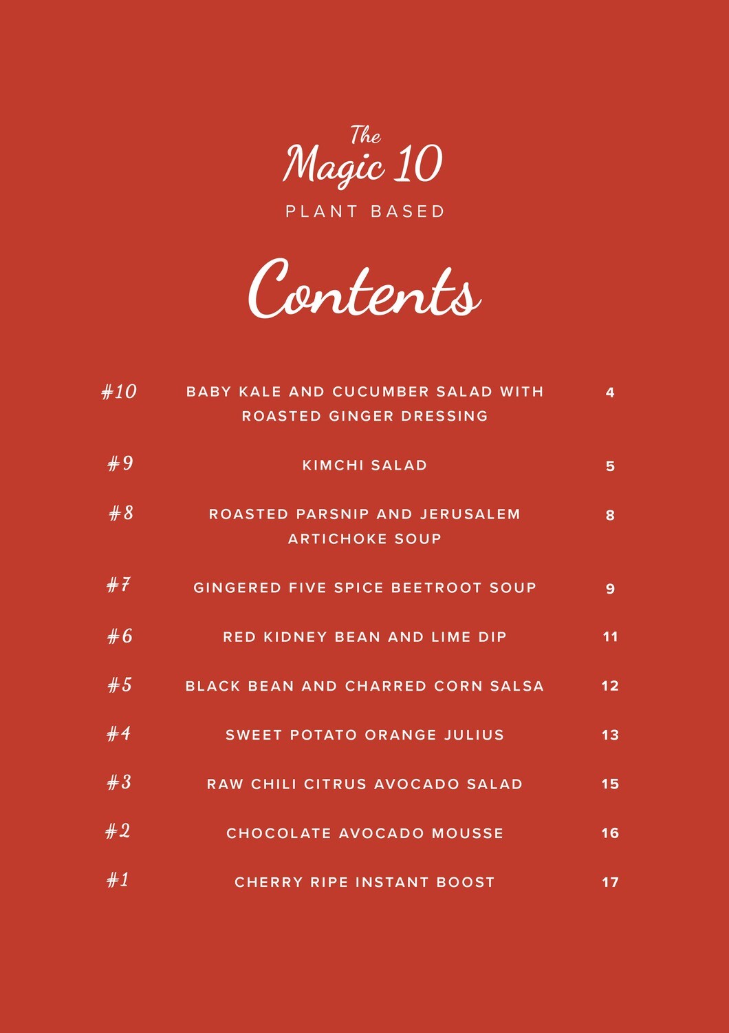 The Magic Ten Plant Based Collection