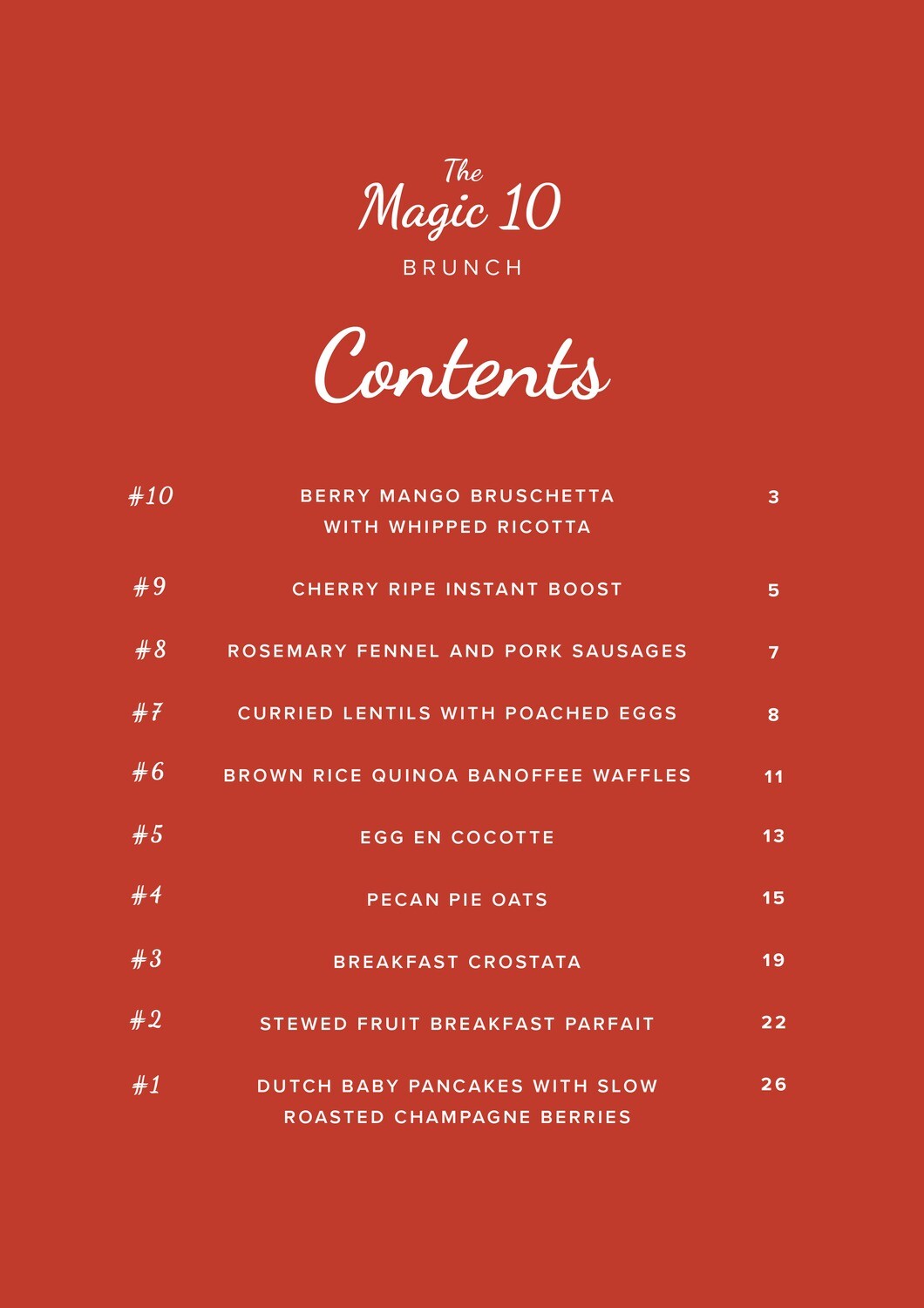 The Magic Ten Brunch Collection