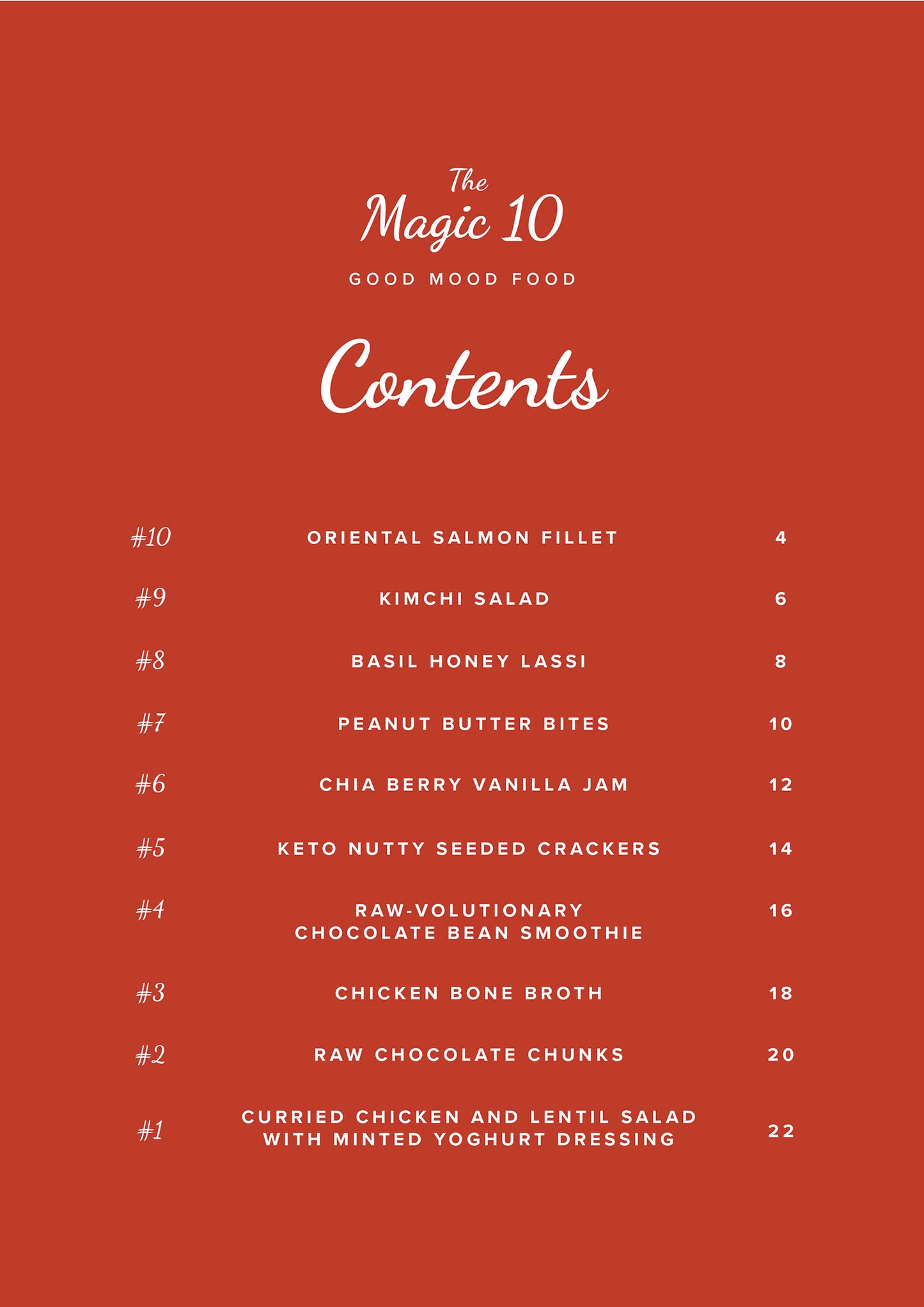 The Magic Ten; Good Mood Food