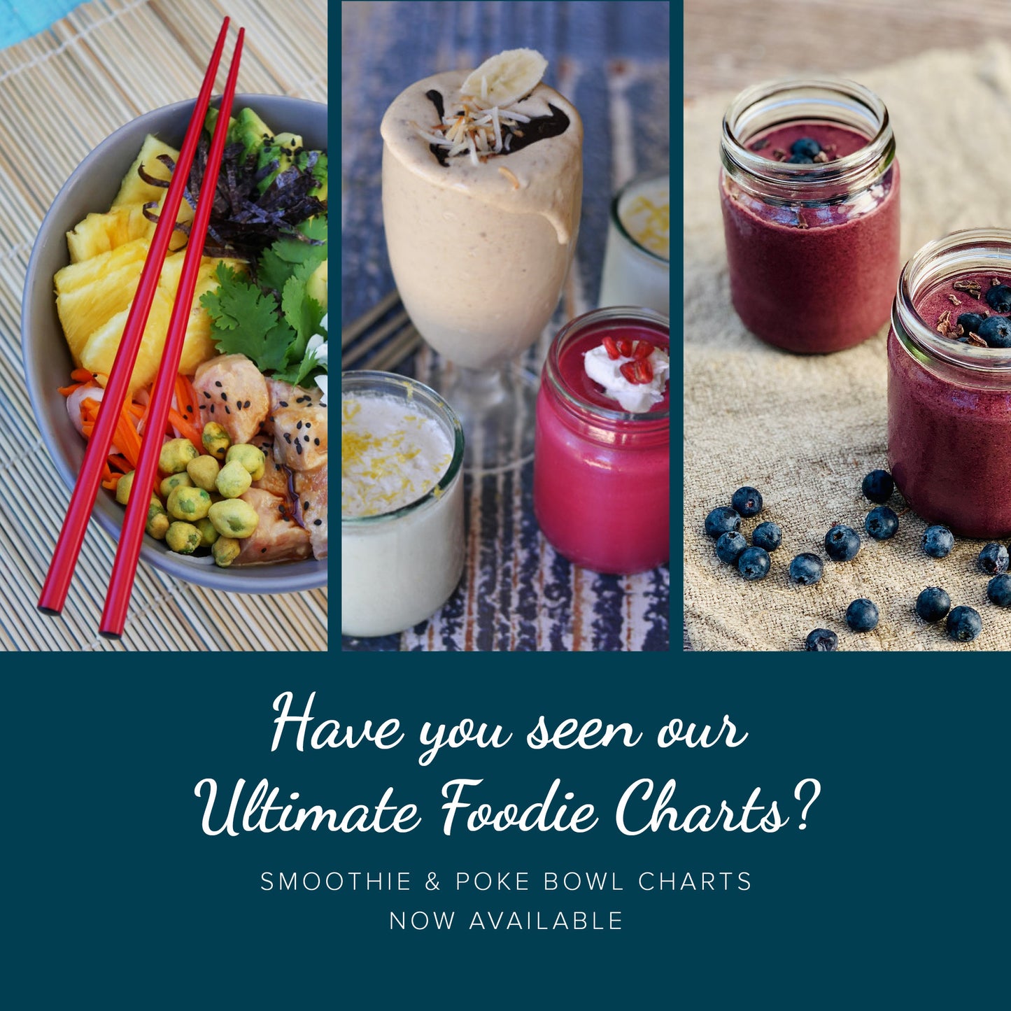 The Ultimate foodie charts bundle
