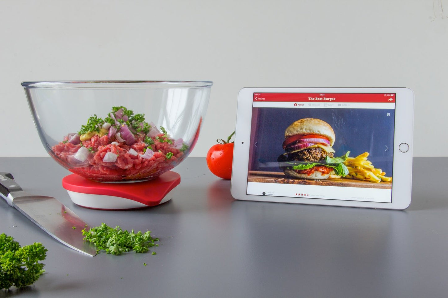 SHOP SOILED Drop Smart Kitchen Scale and Recipe App