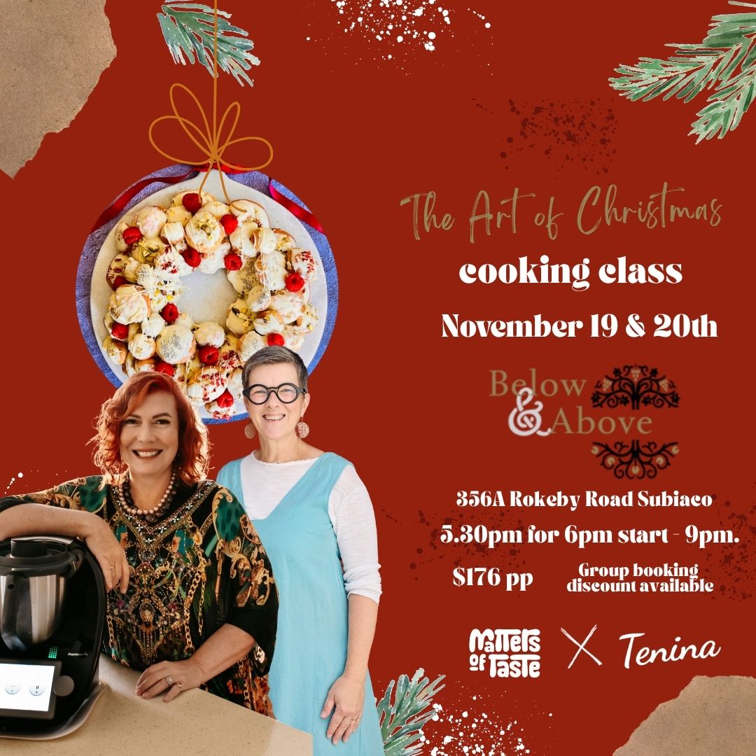 The Art of Christmas cooking class NOVEMBER 19th 2025