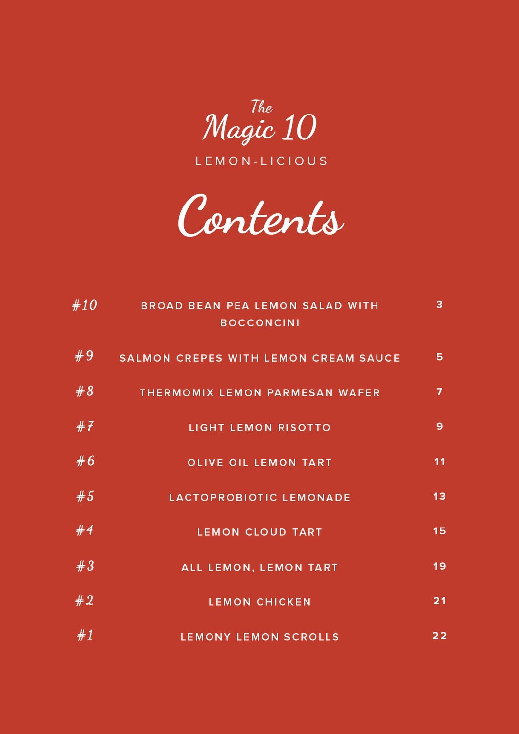 The Magic Ten Lemon Collection
