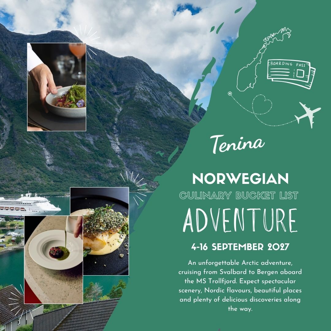 Norwegian Culinary Bucket List Adventure 4-16 Sept 2027